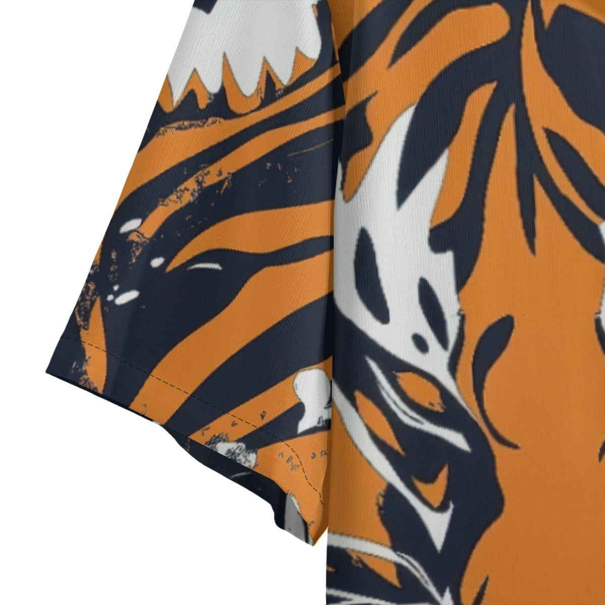 Rallyprint Men’s Hawaiian Shirt – Cincinnati Black/Orange/White