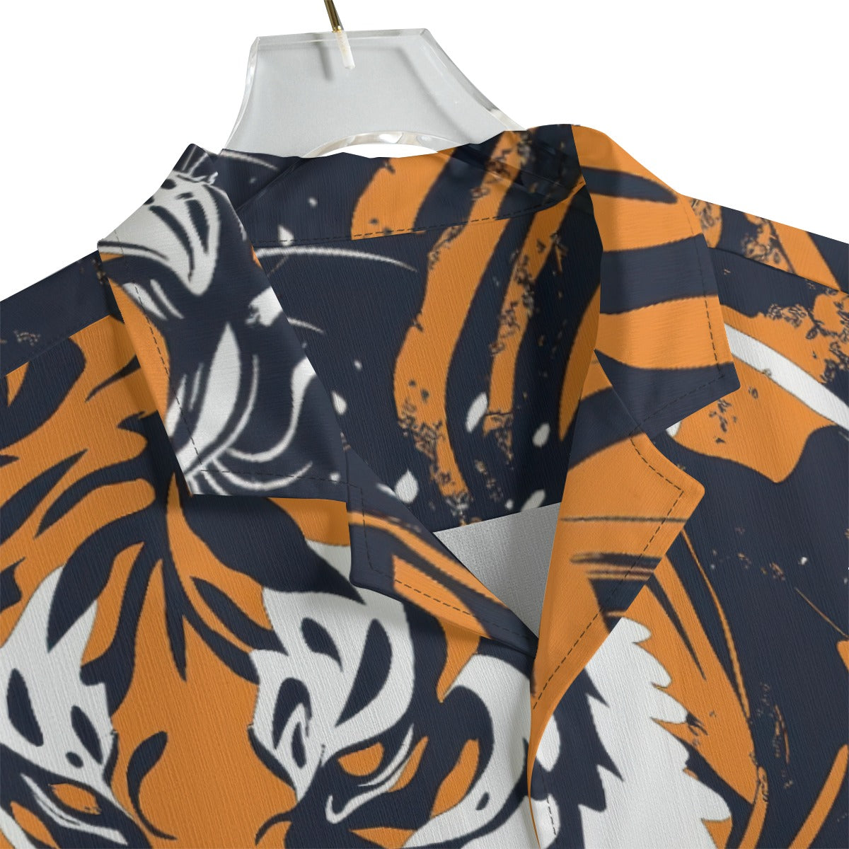 Rallyprint Men’s Hawaiian Shirt – Cincinnati Black/Orange/White