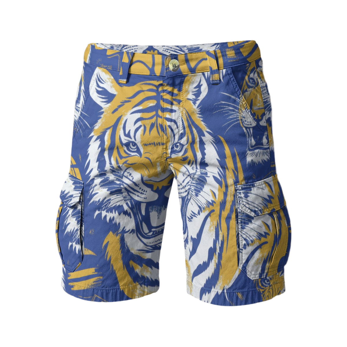 men's cargo shorts - northport blue/gold