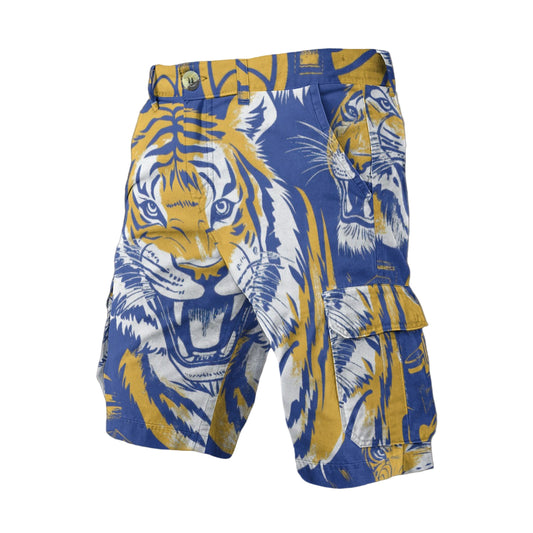 men's cargo shorts - northport blue/gold