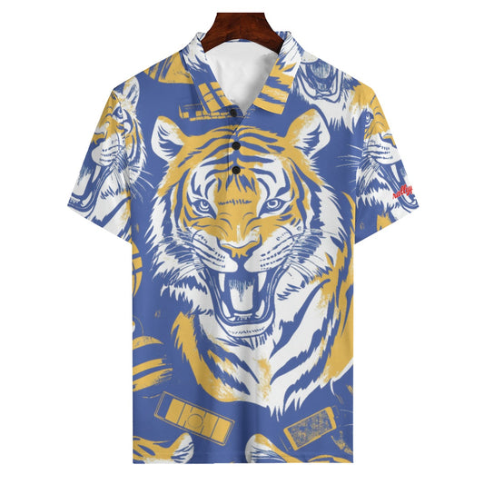 Men's Polo Shirt - northport blue/gold