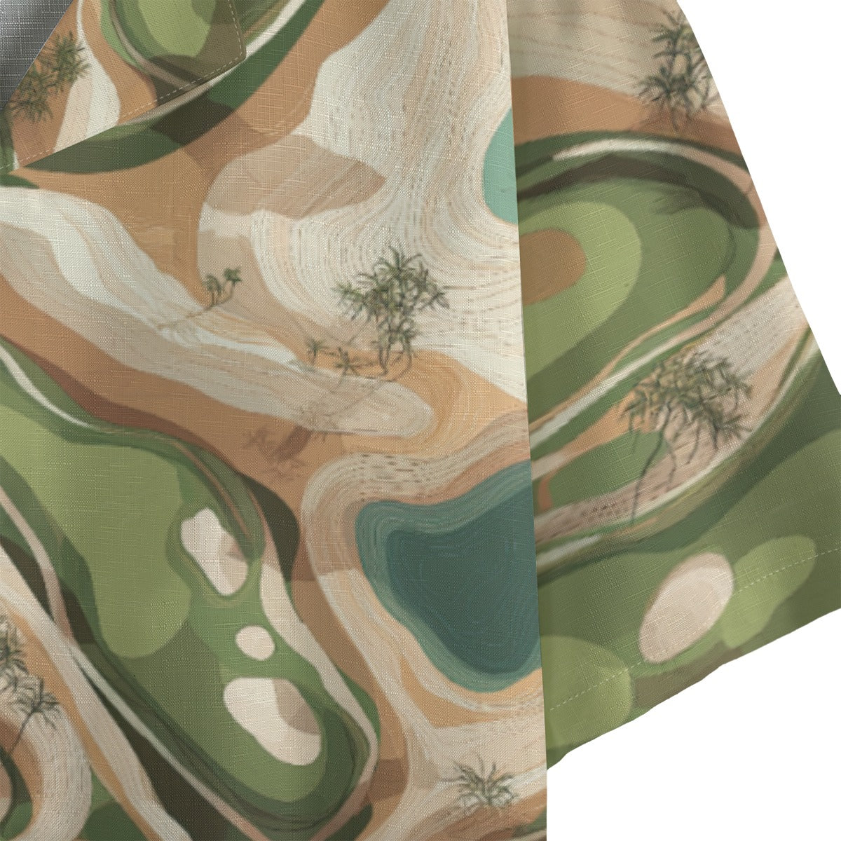 Brozone NTTU8 Active Linen Hawaiian Shirt