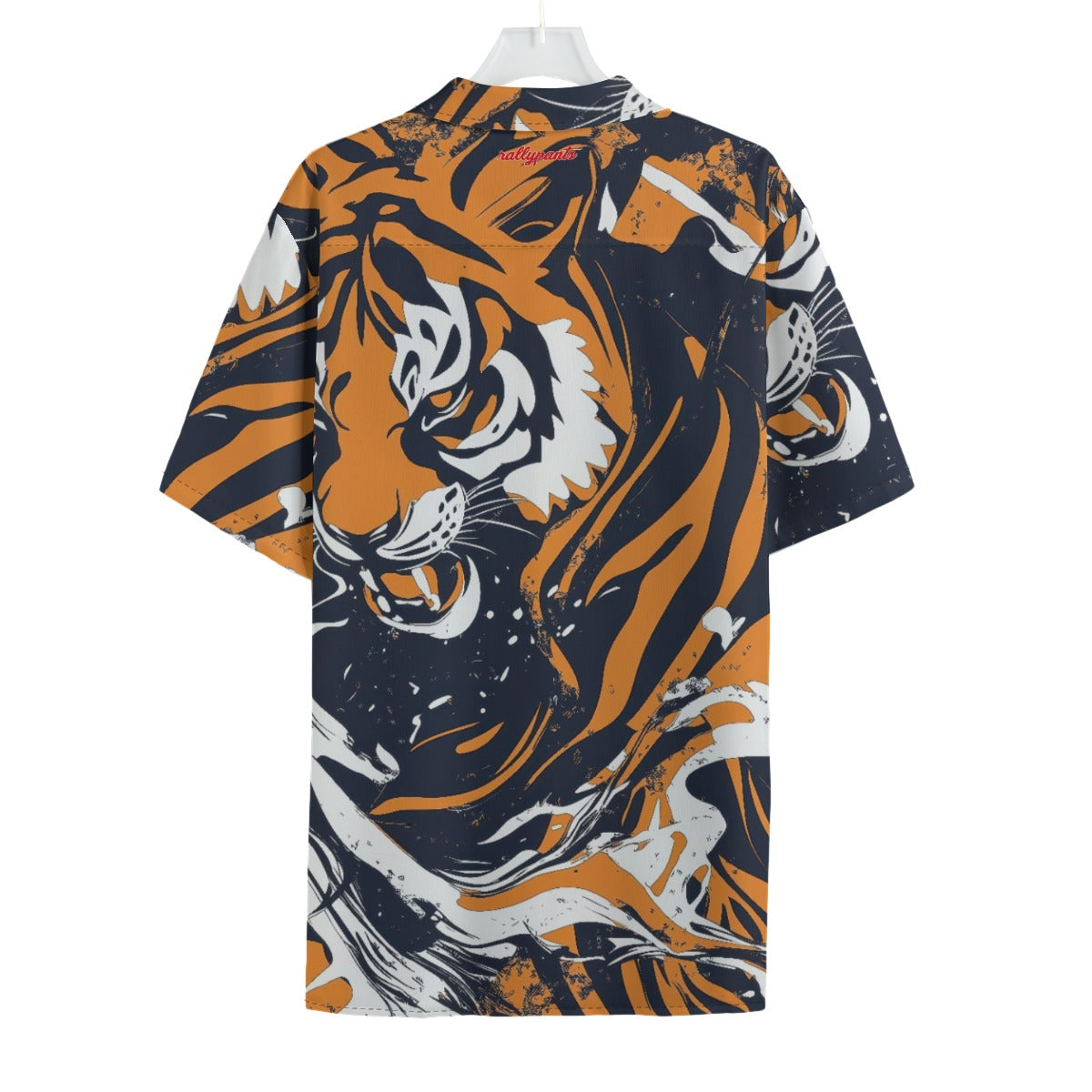 Rallyprint Men’s Hawaiian Shirt – Cincinnati Black/Orange/White