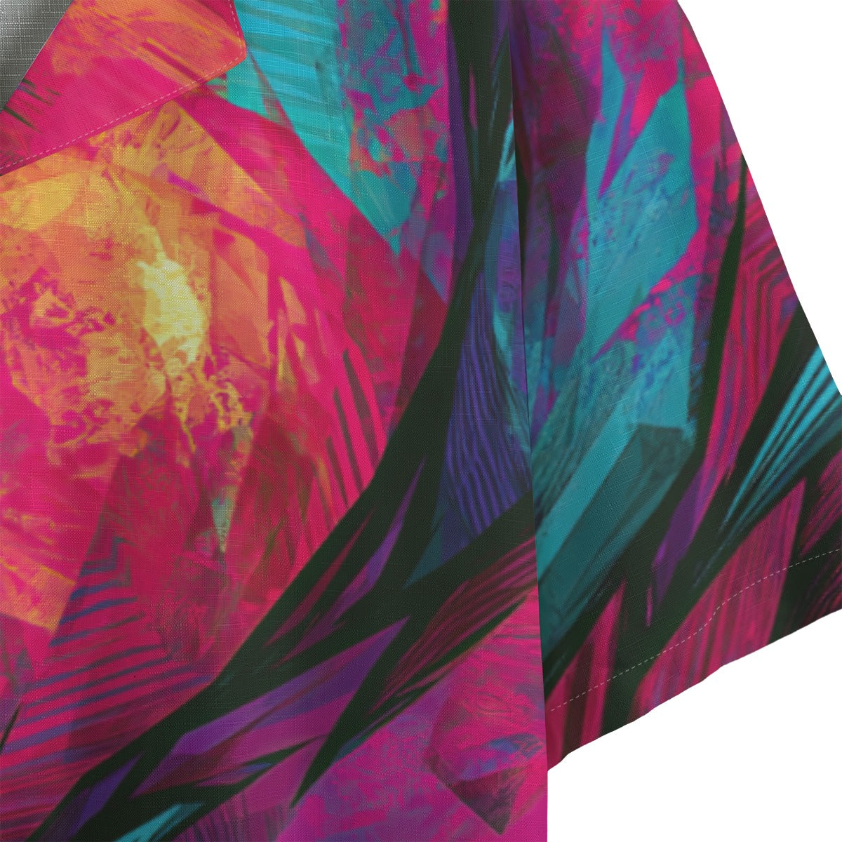 Vegas Pool Party Coral Frond Hawaiian Shirt