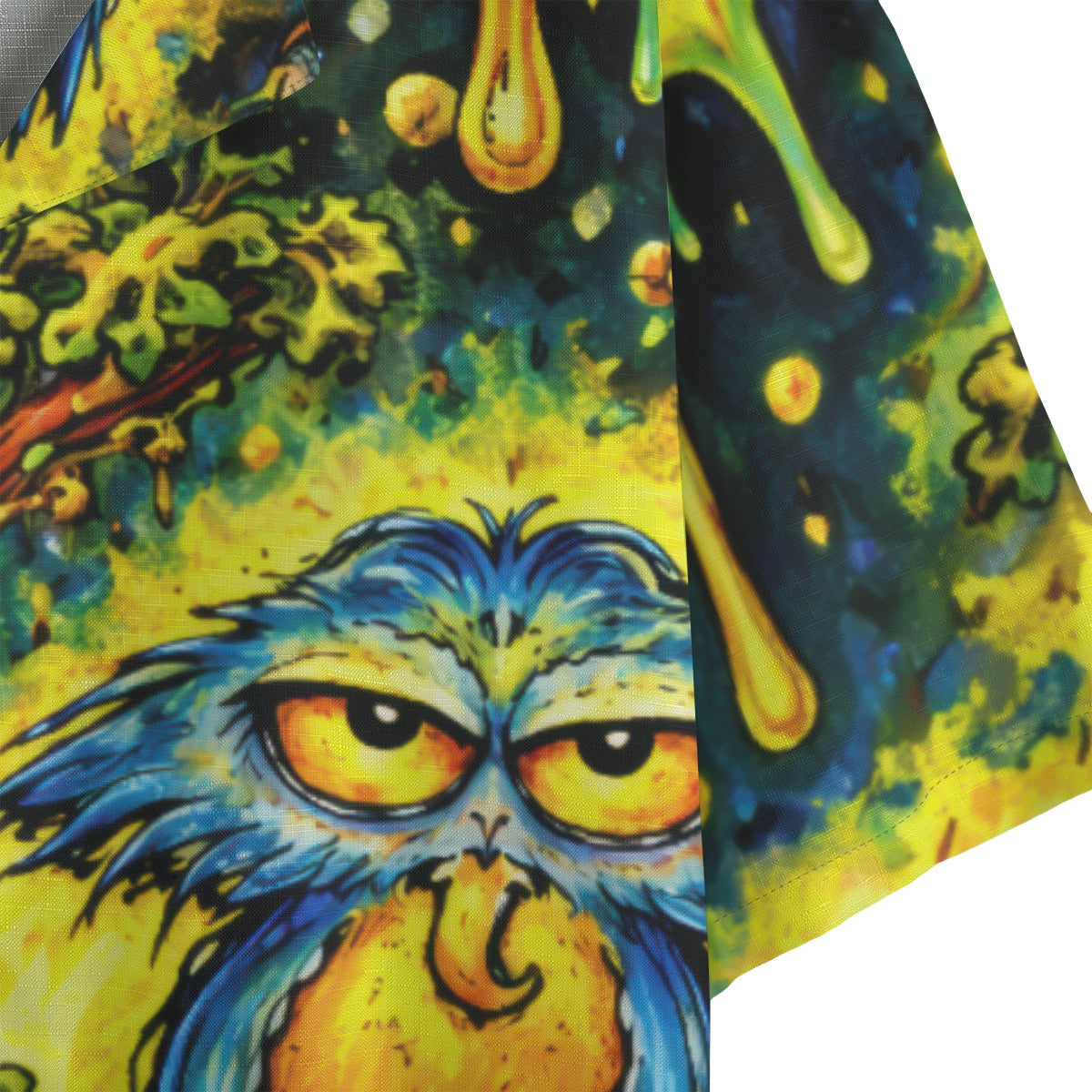 Brozone Reef Flash Active Linen Hawaiian Shirt