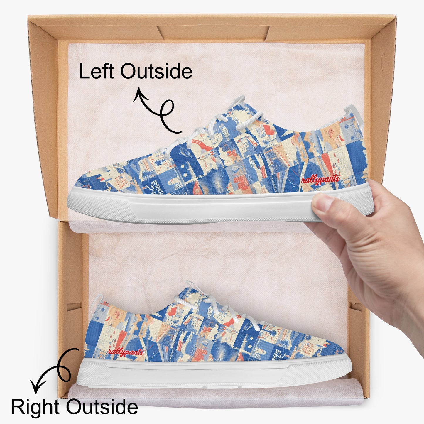 low top sneakers – los angeles blue/yellow/white rallyprint image 6
