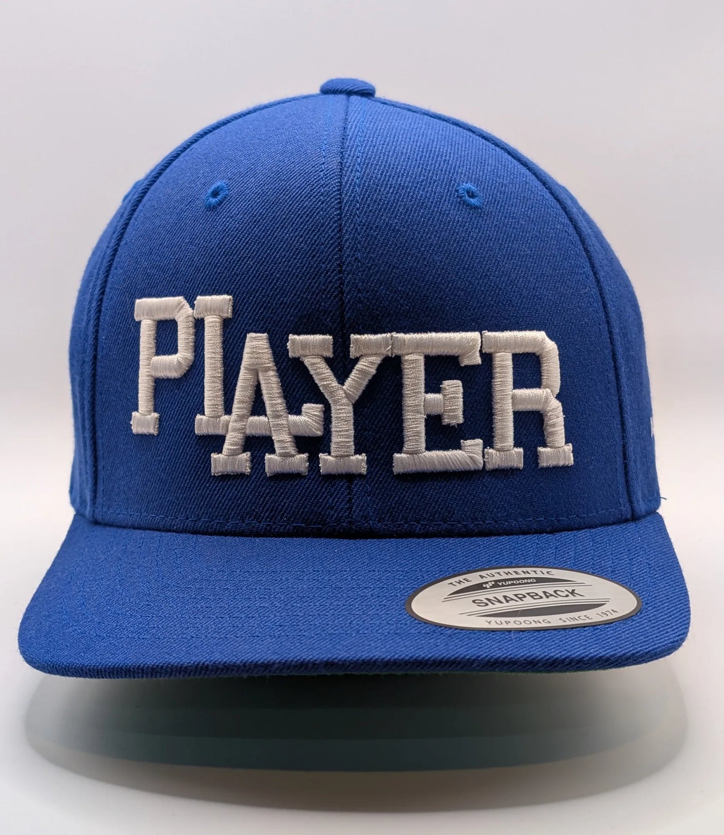 PLAYER - snapback hat blue/white