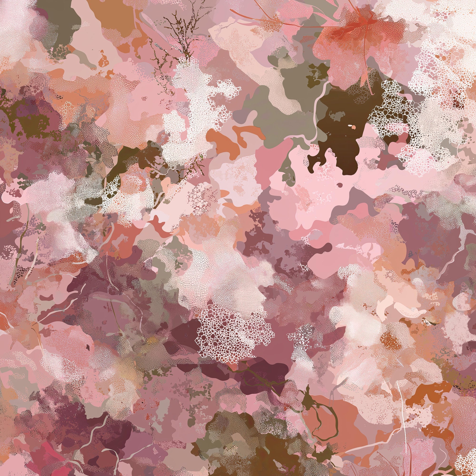 East Village Rose – Blush/Mauve/Rust/Olive
