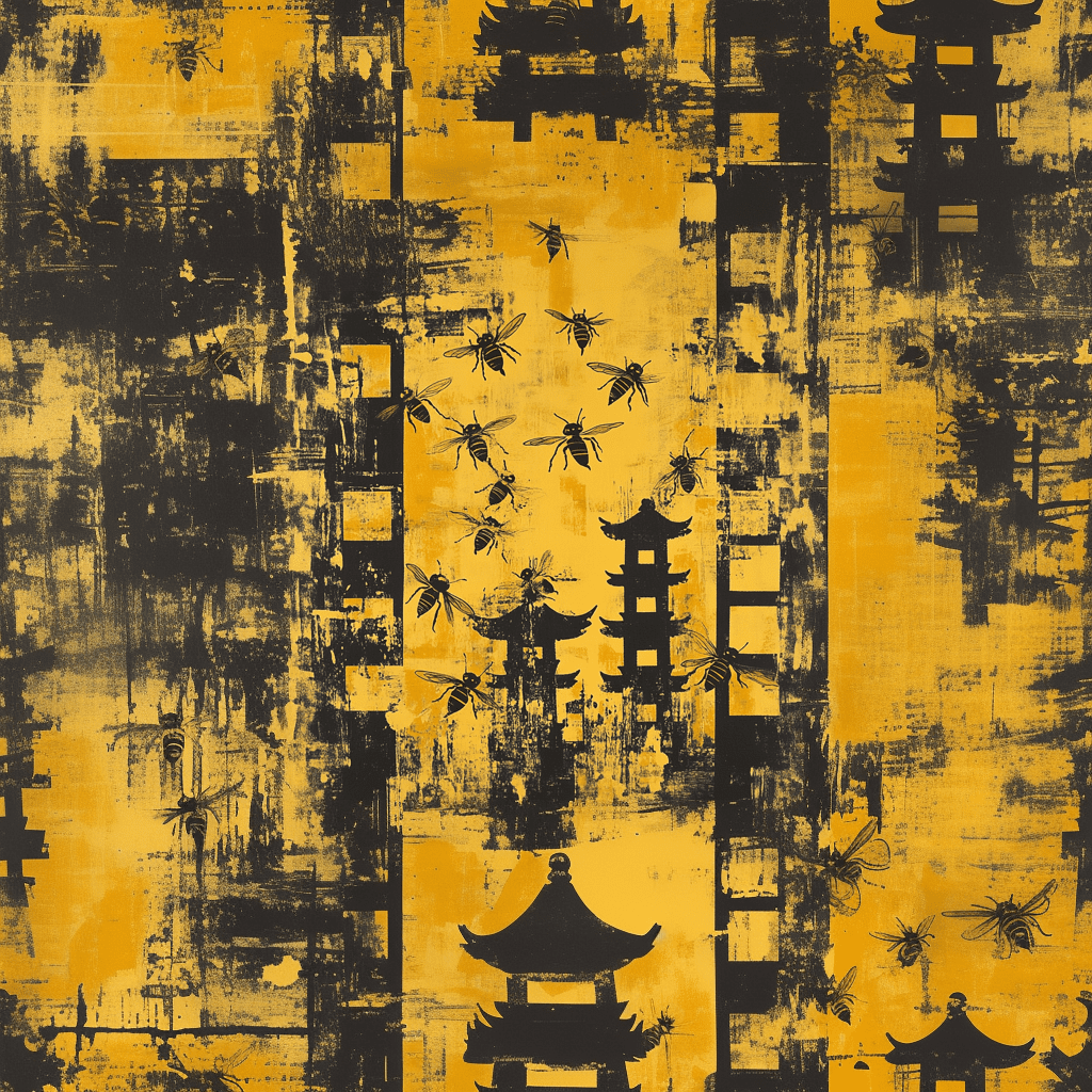 killer bees shaolin/black/yellow