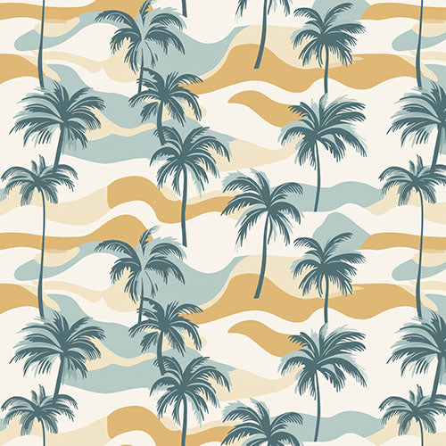pastel palms – sage/gold/sand