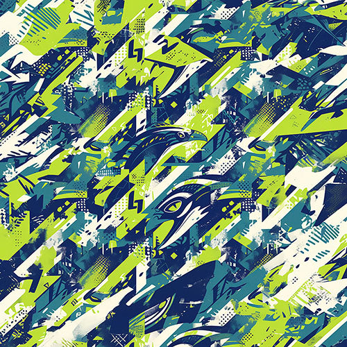 seattle navy/green/gray