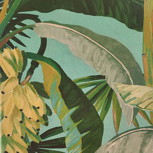 side door – banana leaf/seafoam/palm shadow