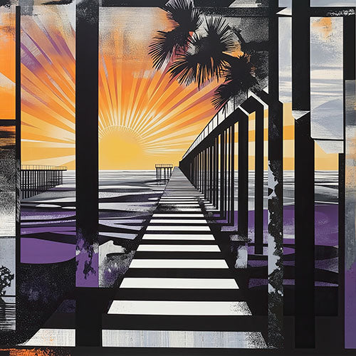 south bay black/silver/purple/yellow
