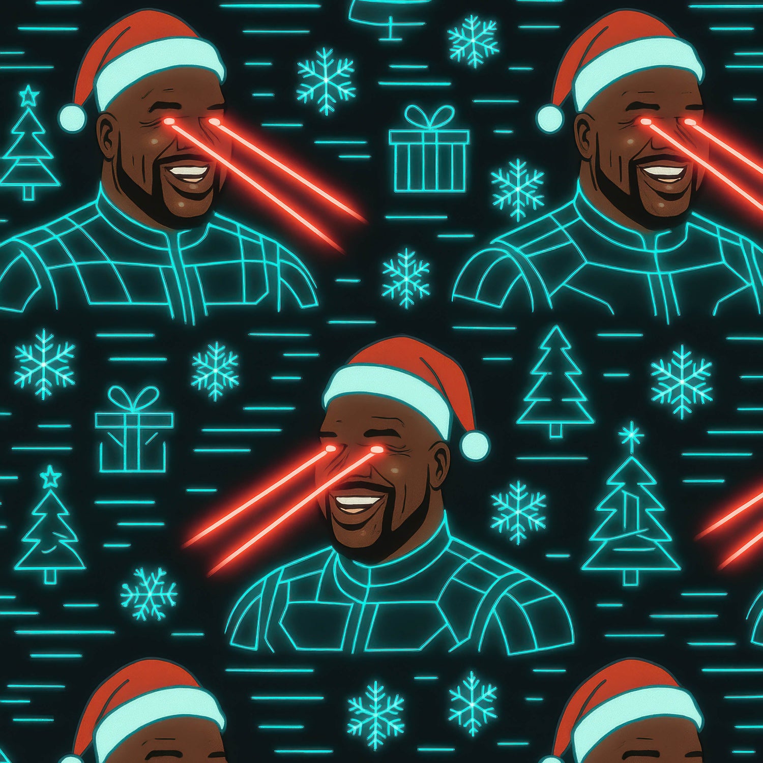 diesel laser frost – black/neon red/neon teal/white