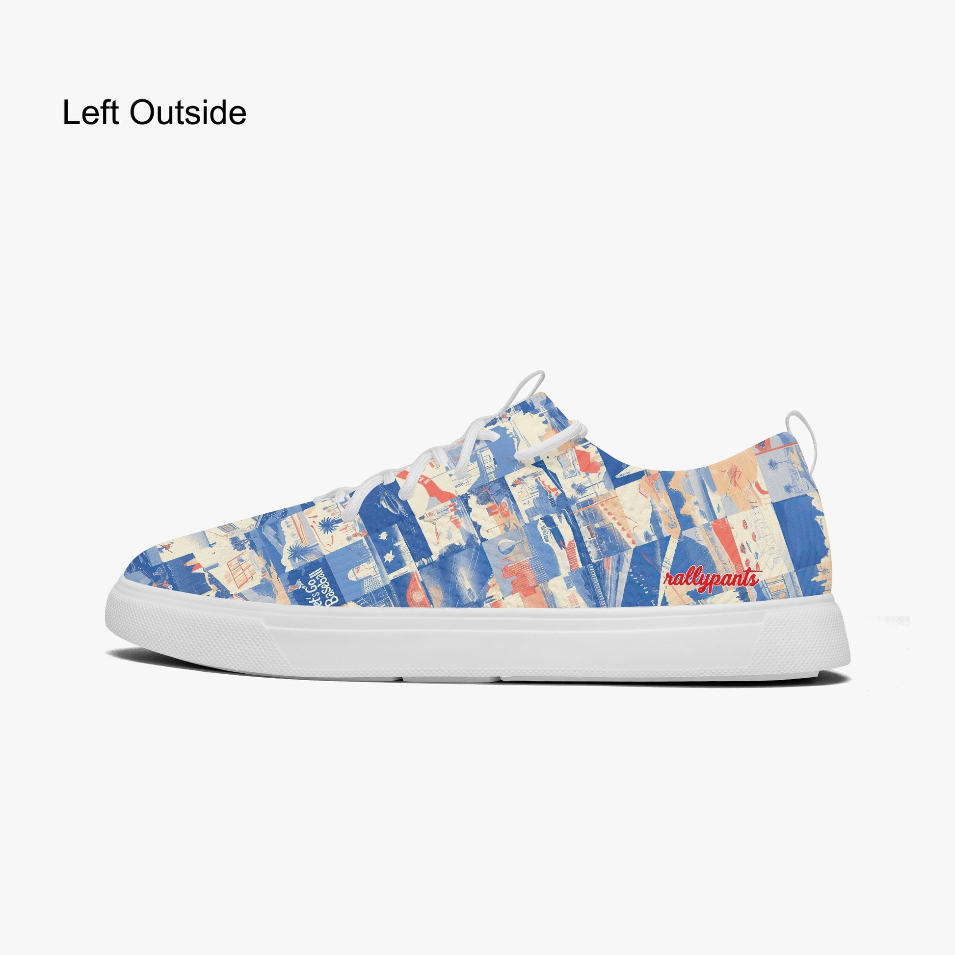 low top sneakers – los angeles blue/yellow/white rallyprint image 2