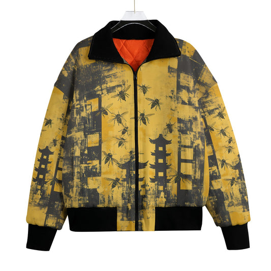 men’s classic thermal fleece jacket - killer bees shaolin image 0