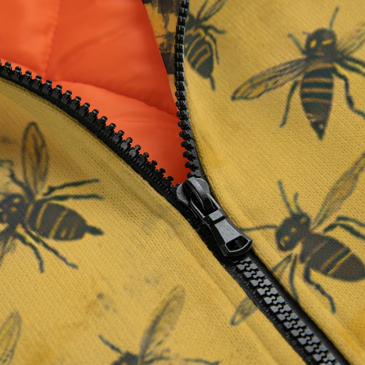 men’s classic thermal fleece jacket - killer bees shaolin image 2