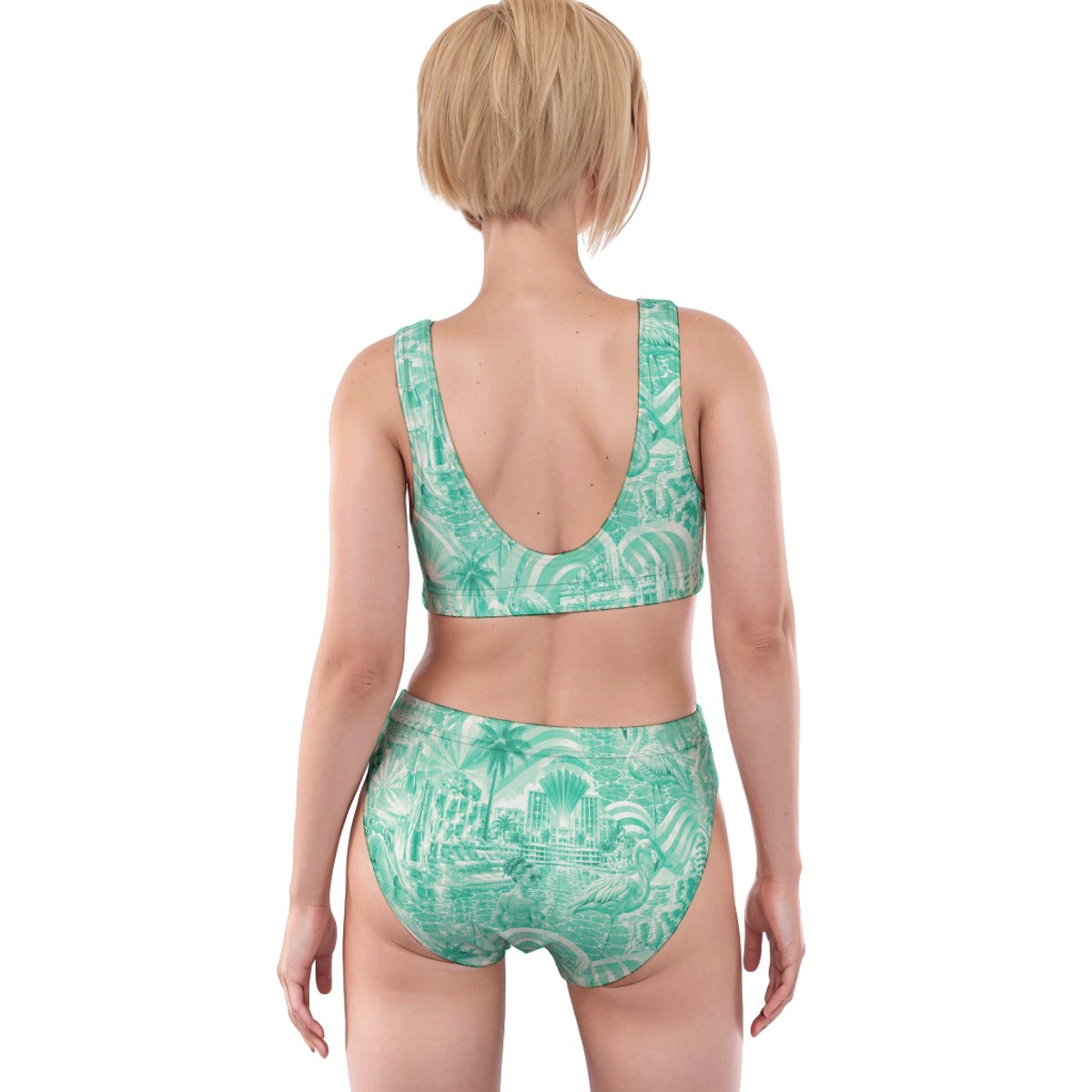 Mint Mirage Women's Two-Piece Swim