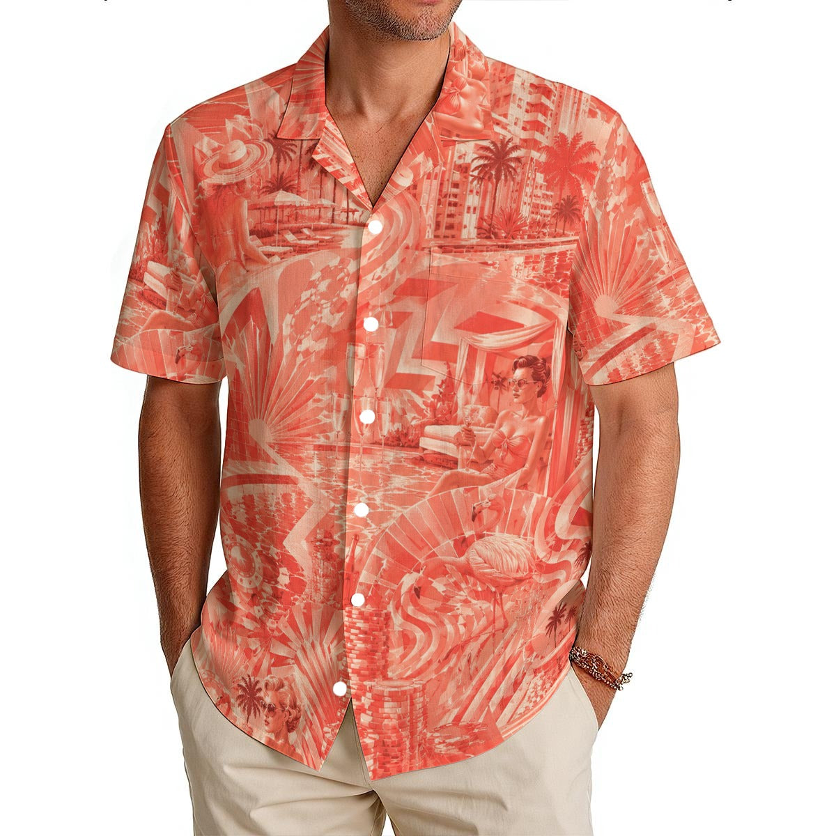 Mint Mirage Hawaiian Shirt