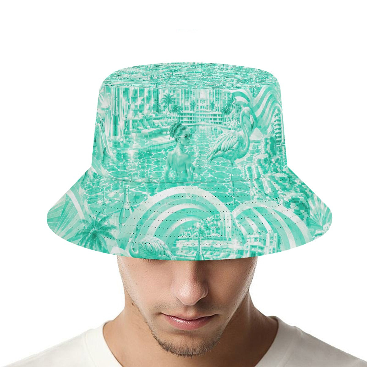 Mint Mirage Bucket Hat