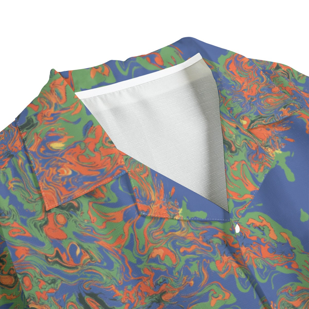 Neon Cabana Active Linen Hawaiian Shirt