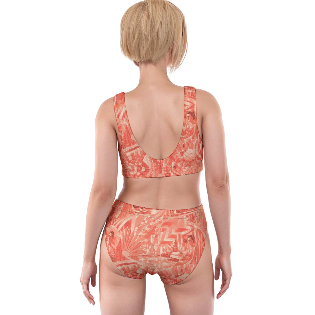 Coral Crush Women's Two-Piece Swim