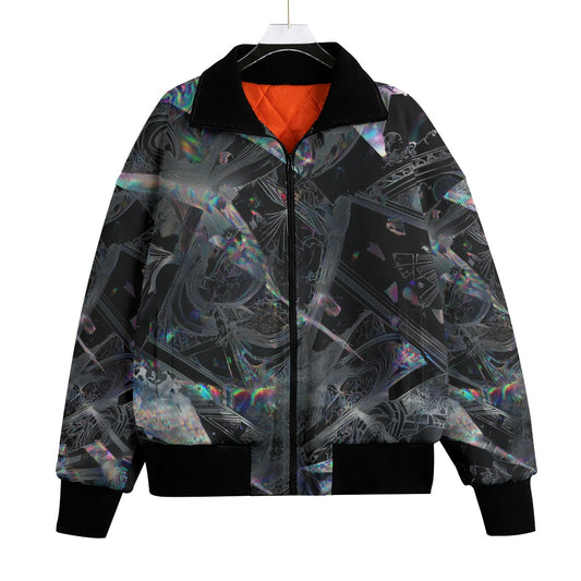 men's classic thermal fleece jacket - las vegas black/silver