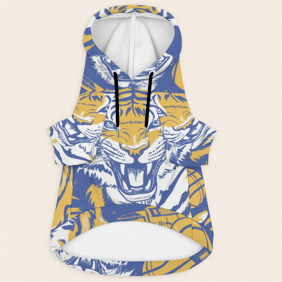 pet hooded sweatshirt - northport blue/gold