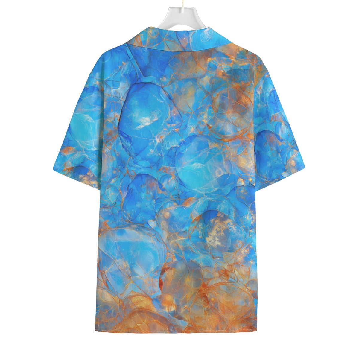Mint Mirage Active Linen Hawaiian Shirt