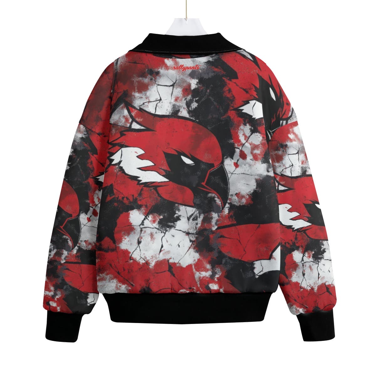 men's classic thermal fleece jacket – arizona red/white/black