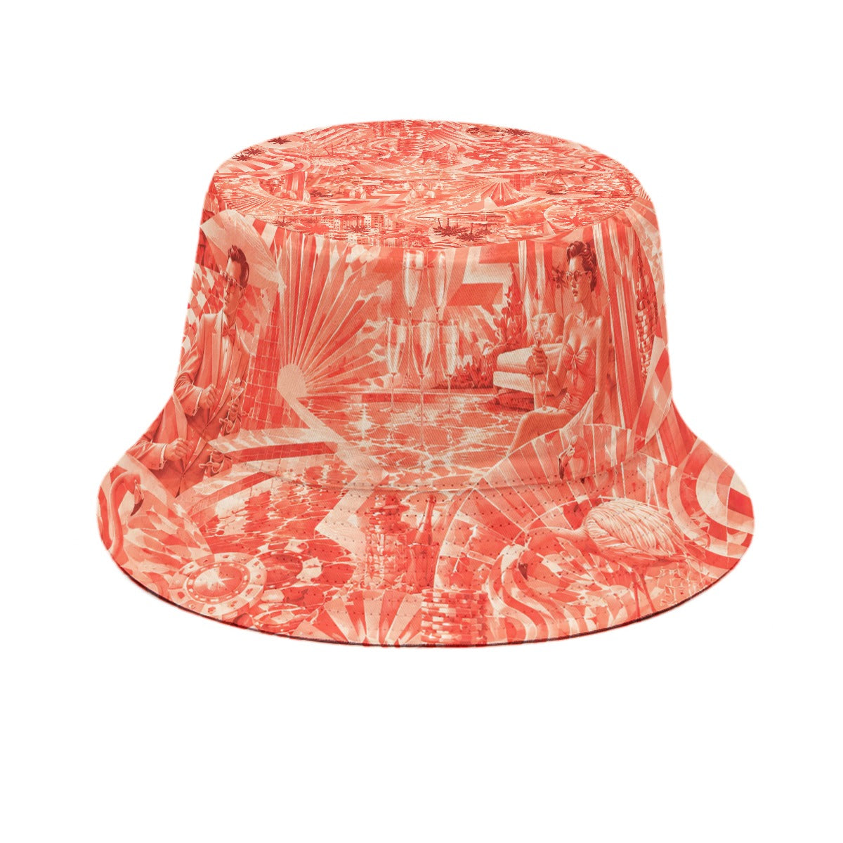 Coral Crush Bucket Hat