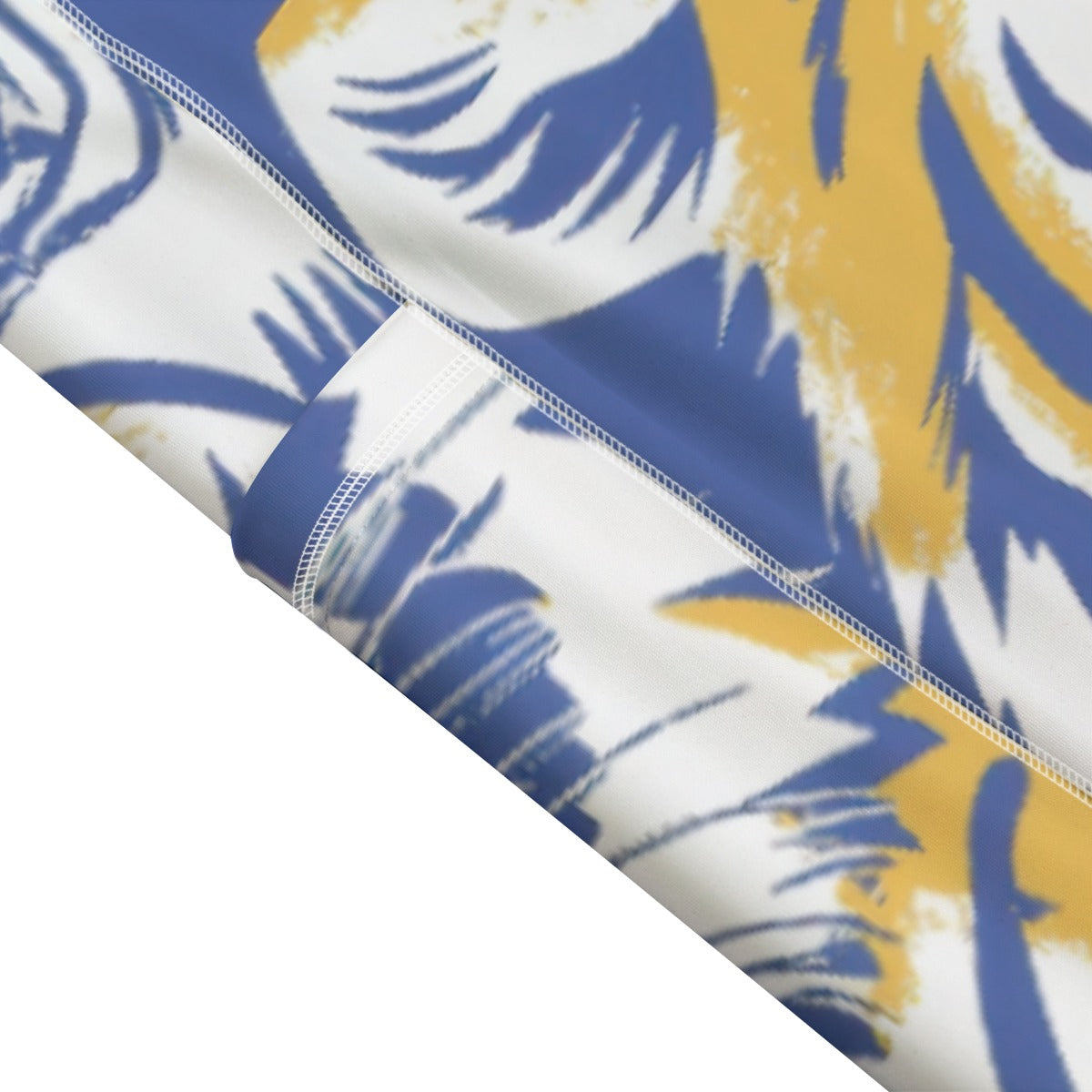 Women's Yoga Leggings With Side Pockets - northport blue/gold