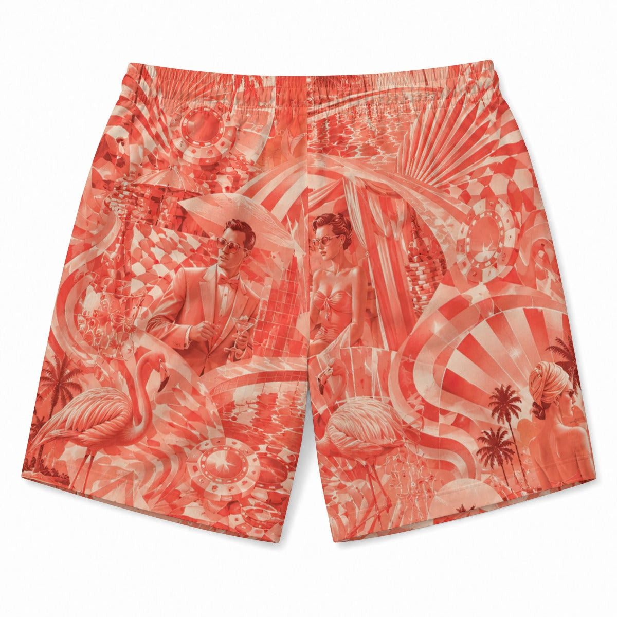 Coral Crush Men's Beach Short