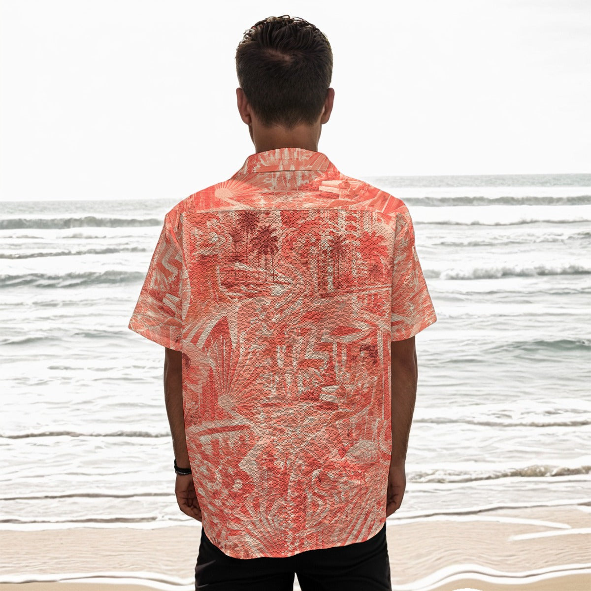 Coral Crush Resort Shirt
