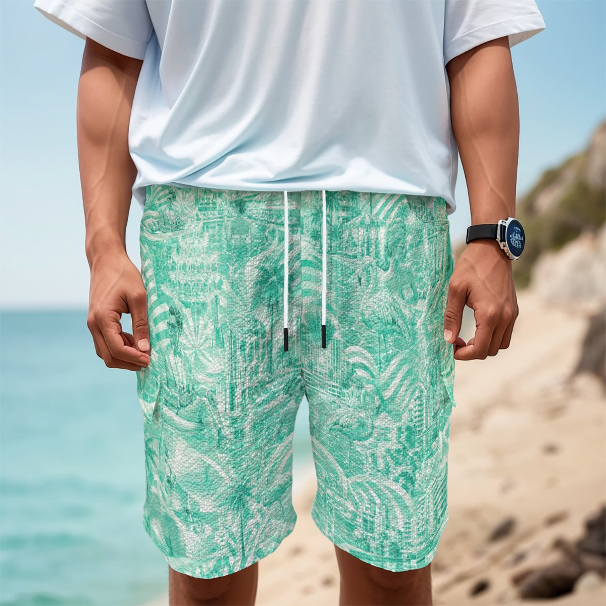 Coral Crush Cargo Short