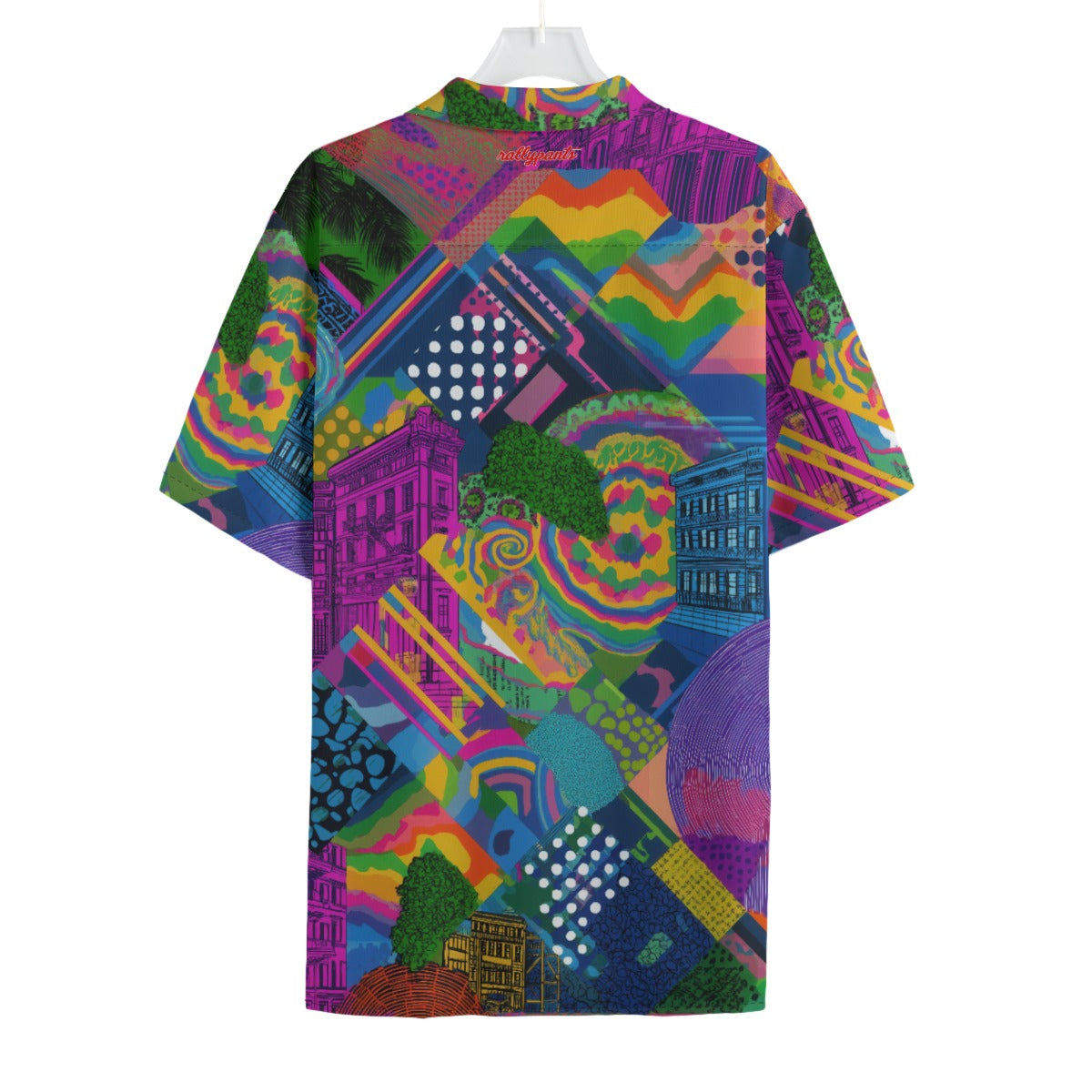 Patchwork Palante Men’s Hawaiian Shirt