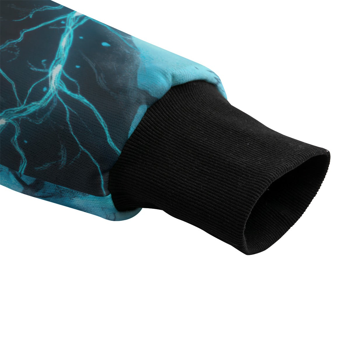 men's classic thermal fleece jacket- carolina black/blue/silver