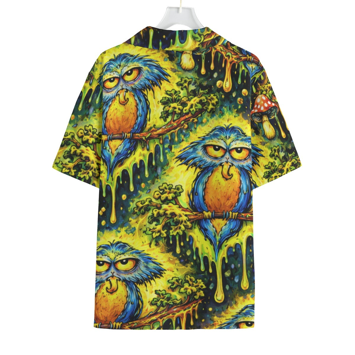 Brozone Reef Flash Active Linen Hawaiian Shirt