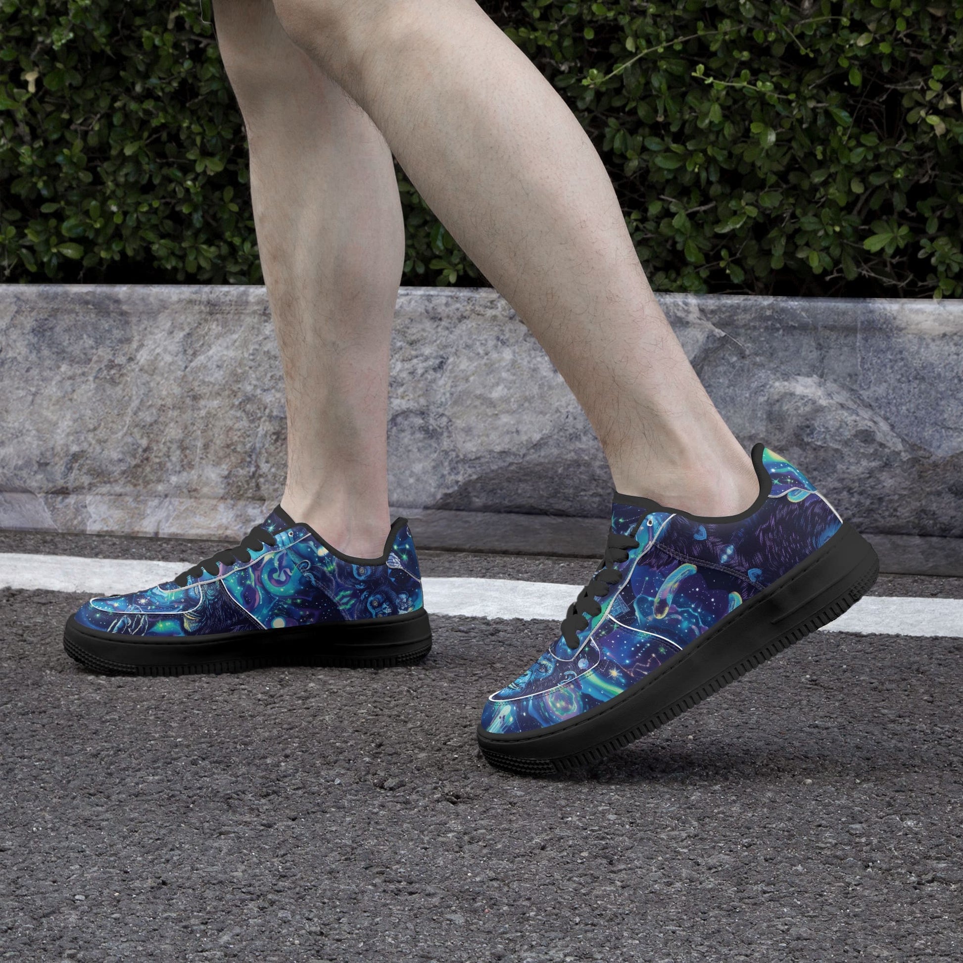 always fan one low (af1 low) - apes diamond blue/moon white image 3