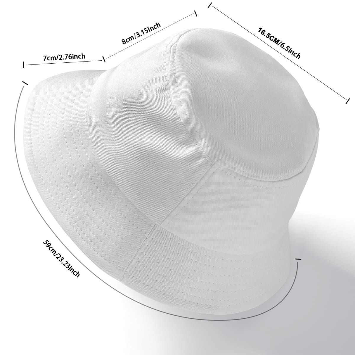 Bucket hat campaign graphic in New York blue/orange/graffiti