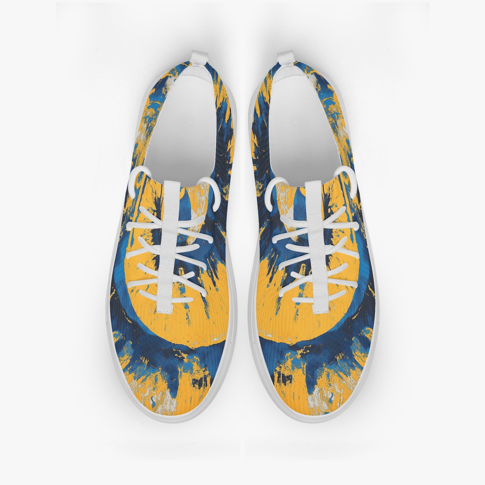 low top sneakers – los angeles blue/yellow/white rallyprint - White, Men-US12/EU46 image