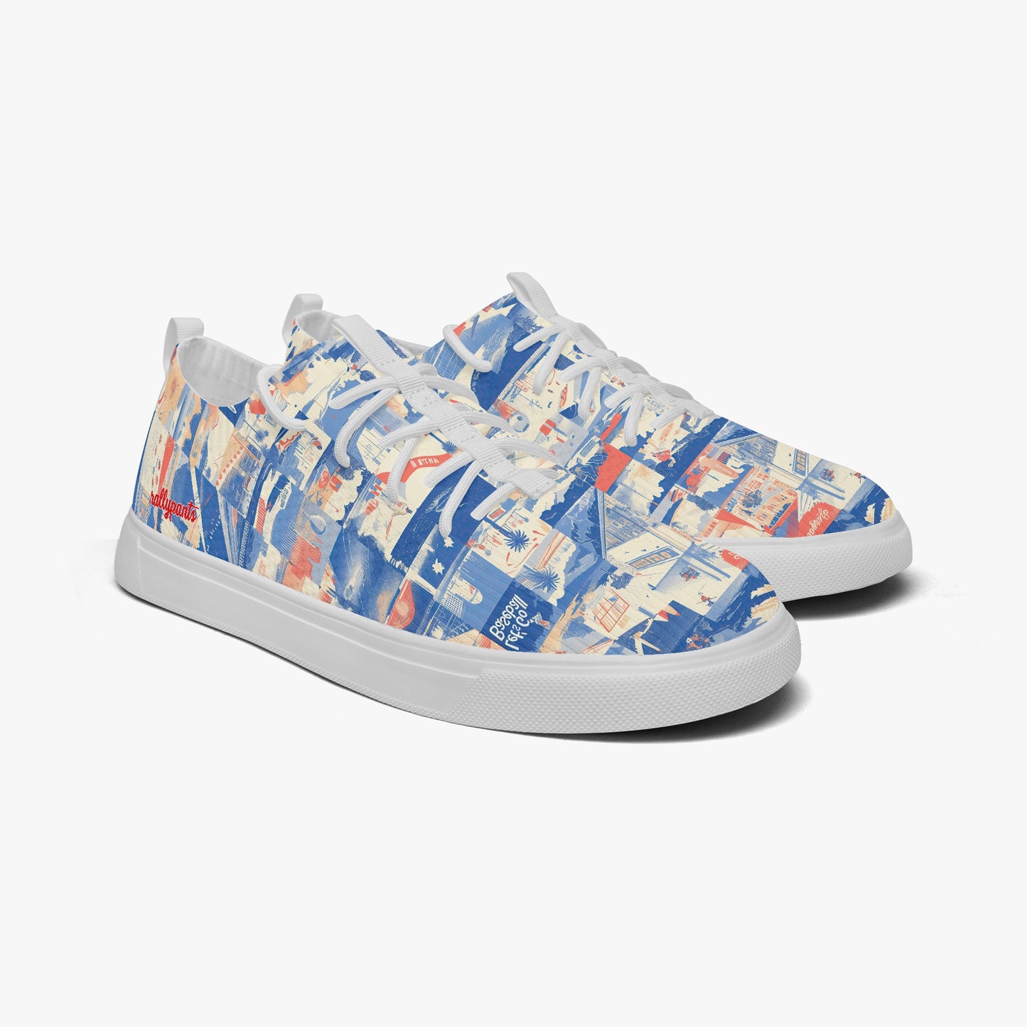 low top sneakers – los angeles blue/yellow/white rallyprint image 4