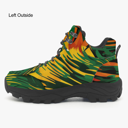 Unisex Classic Hiking Boots - DANGR Jungle Strike front angled pair view