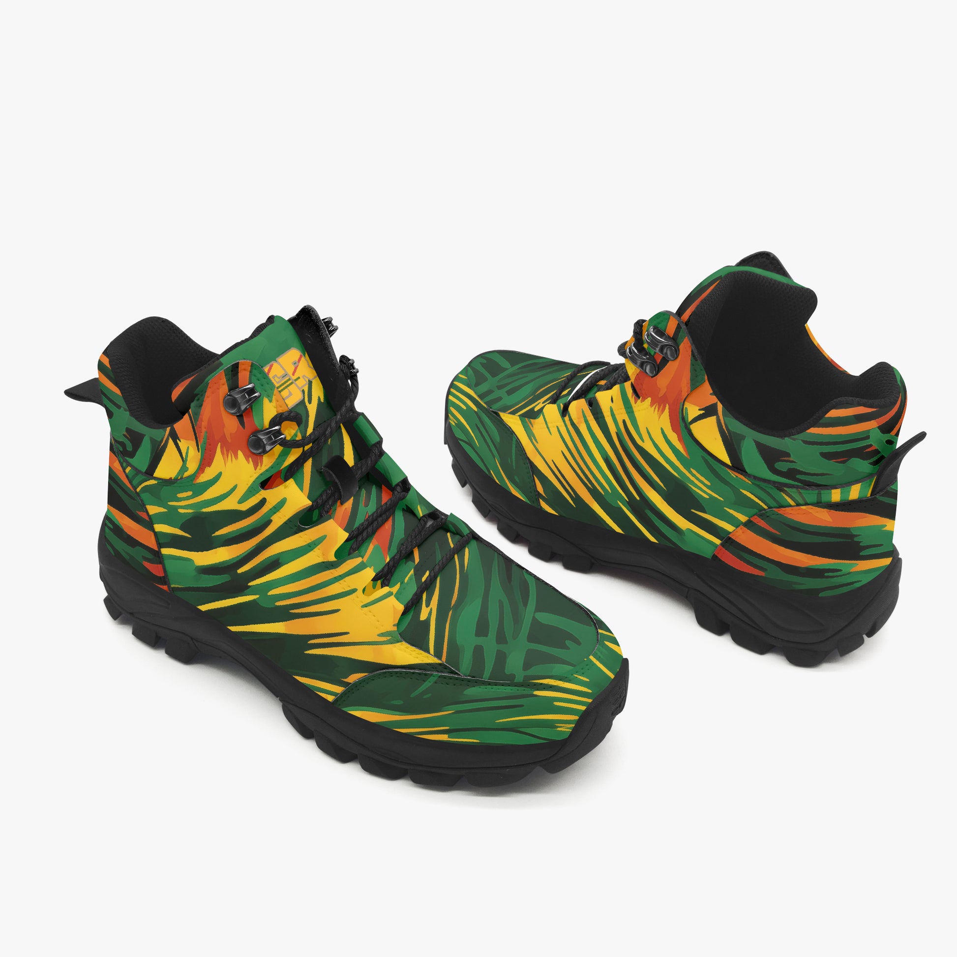 Unisex Classic Hiking Boots - DANGR Jungle Strike heel view