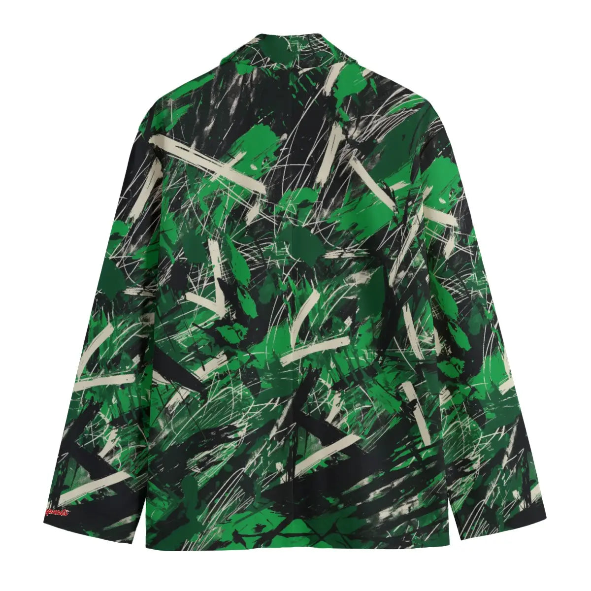 men’s casual blazer – new york green/white/black rallyprint image 1