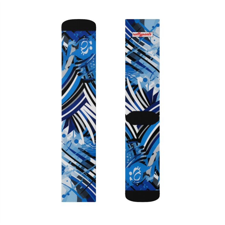 high socks - detroit light blue/silver/black/white rallyprint - Image 7