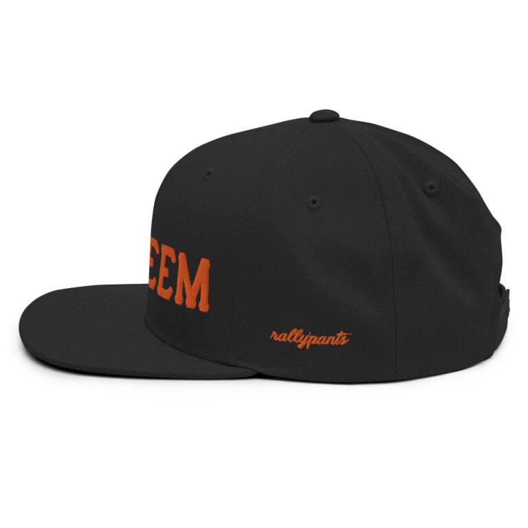 GOT HEEM - snapback hat black/orange - Image 2