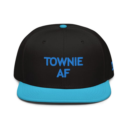 townie af - "as from" snapback hat black/teal