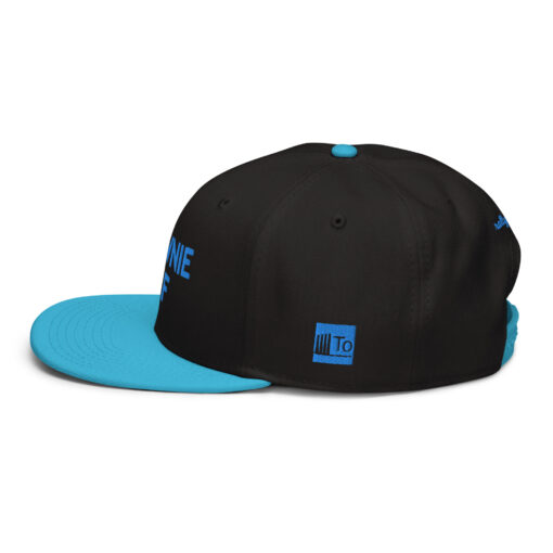 townie af - "as from" snapback hat black/teal - Image 4