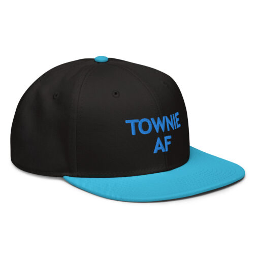 townie af - "as from" snapback hat black/teal - Image 5